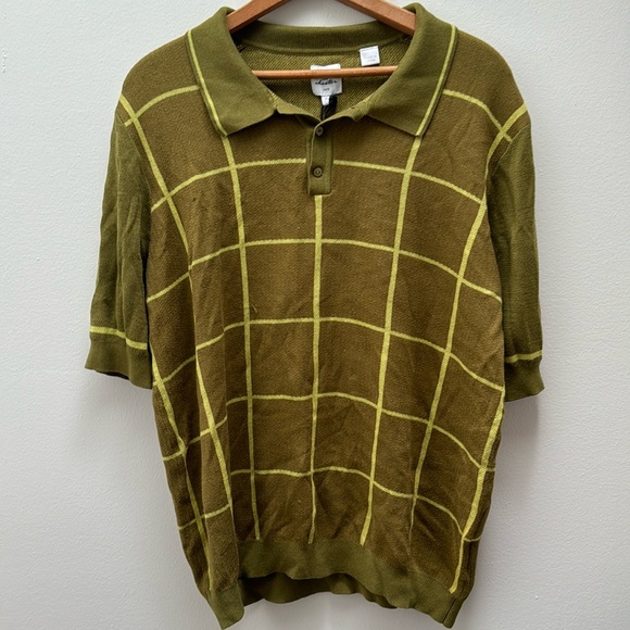 NWT Max ‘N Chester Checkered Sweater Polo| St Patrick’s Day - Picture 3 of 11